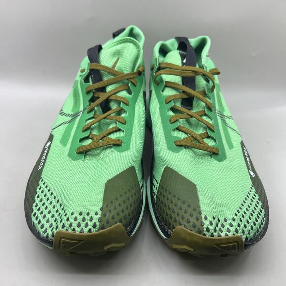 Nike React Pegasus Trail 4 GTX Running Shoes Men Size 12.5 Green Comfort Sneaker - Picture 2 of 8